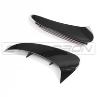 MERCEDES A-CLASS A35 V177 GLOSS BLACK REAR BUMPER CORNERS