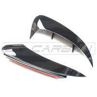 MERCEDES A-CLASS A35 V177 GLOSS BLACK REAR BUMPER CORNERS