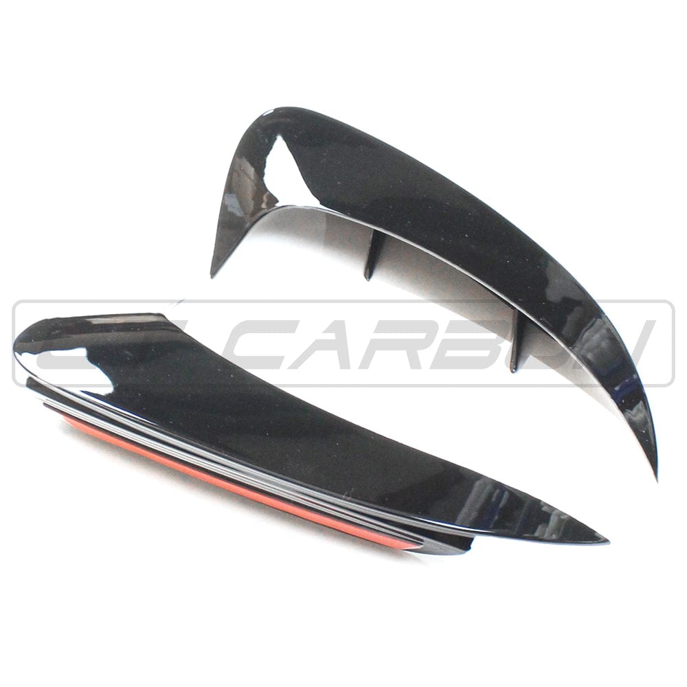 MERCEDES A-CLASS A35 V177 GLOSS BLACK REAR BUMPER CORNERS