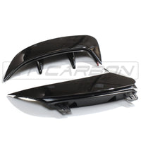 MERCEDES A-CLASS A35 W177 2018+ GLOSS BLACK REAR BUMPER CORNERS