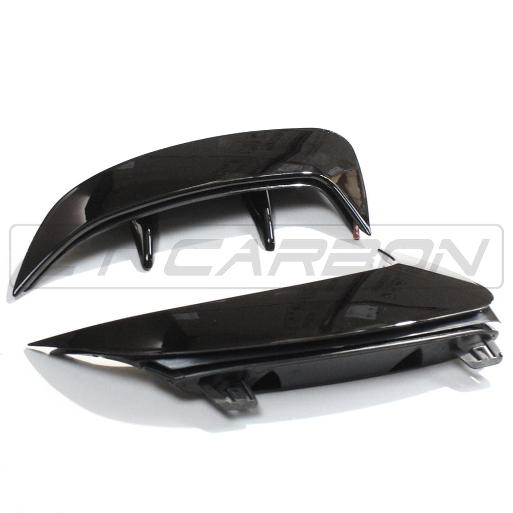 MERCEDES A-CLASS A35 W177 2018+ GLOSS BLACK REAR BUMPER CORNERS