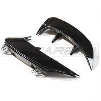 MERCEDES A-CLASS A35 W177 2018+ GLOSS BLACK REAR BUMPER CORNERS