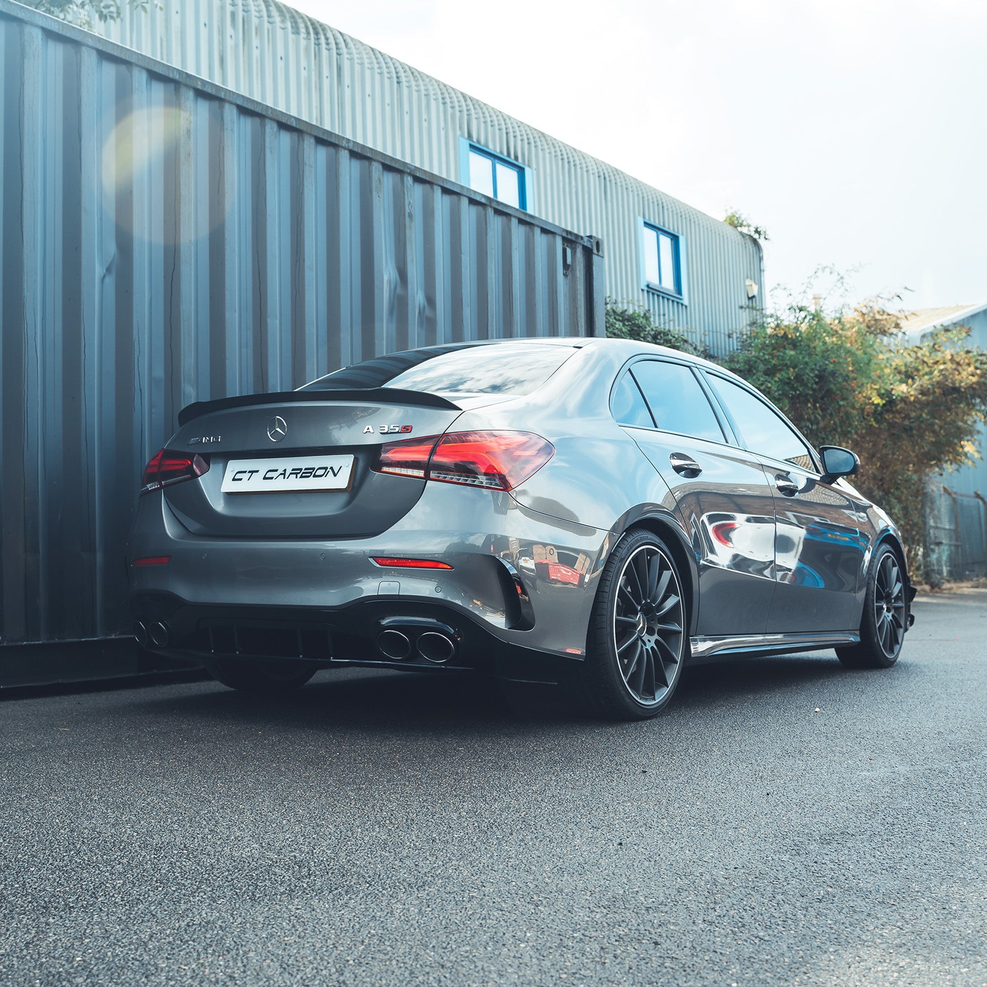 MERCEDES A-CLASS SALOON V177 2018+ GLOSS BLACK SPOILER