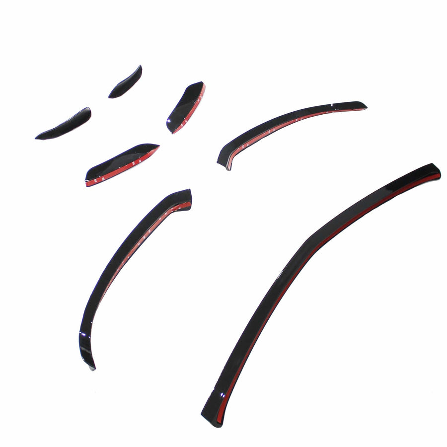 MERCEDES A-CLASS V177 & W177 2018-2022 GLOSS BLACK SPLITTER & CANARDS