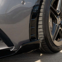 MERCEDES A-CLASS W177 2018-2022 GLOSS BLACK FRONT BUMPER VENTS
