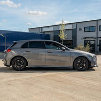 MERCEDES A-CLASS W177 & V177 2018+ GLOSS BLACK SIDE SKIRTS