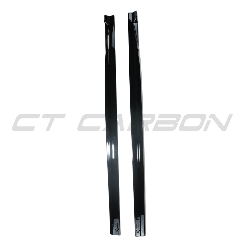 MERCEDES A-CLASS W177 & V177 2018+ GLOSS BLACK SIDE SKIRTS