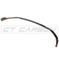MERCEDES C-CLASS W205 2019+ GLOSS BLACK SPLITTER - V1