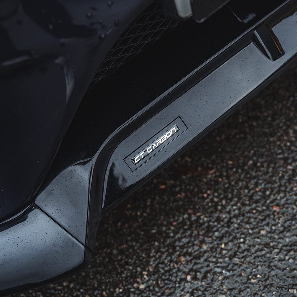 MERCEDES C43 & C CLASS W205 2014-2018 PRE-FACELIFT GLOSS BLACK SPLITTER - V1