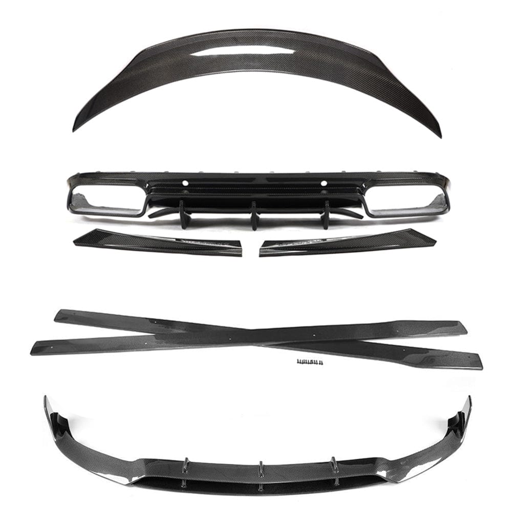 MERCEDES C63 W205 2018-2022 FACELIFT CONVERTIBLE FULL CARBON FIBRE KIT - V1