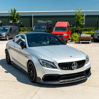 MERCEDES W205 C63 & C63S COUPE 2DR & SALOON 4DR CARBON SIDE SKIRTS - V1