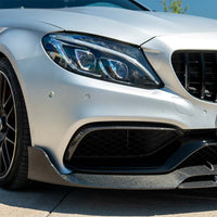 MERCEDES C63 W205 COUPE CARBON FIBRE SPLITTER - V2