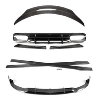 MERCEDES C63 W205 2018-2022 COUPE FACELIFT FULL CARBON FIBRE KIT - V1