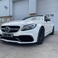 MERCEDES C63 W205 COUPE/CONVERTIBLE CARBON SPLITTER - V1