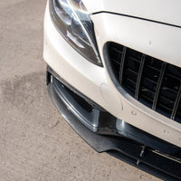 MERCEDES C63 W205 SALOON/ESTATE CARBON FIBRE SPLITTER - V1