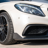 MERCEDES C63 W205 SALOON/ESTATE CARBON FIBRE SPLITTER - V1