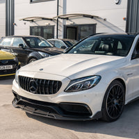 MERCEDES C63 W205 SALOON/ESTATE CARBON FIBRE SPLITTER - V1