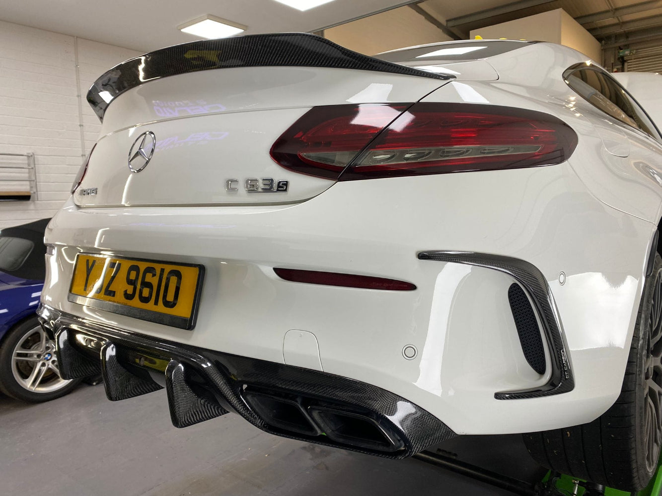 MERCEDES C63/C CLASS W205 CONVERTIBLE CARBON SPOILER - V1