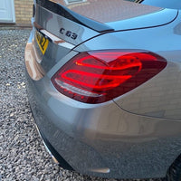 MERCEDES C63/C CLASS W205 SALOON CARBON SPOILER - V2 - CT DESIGN