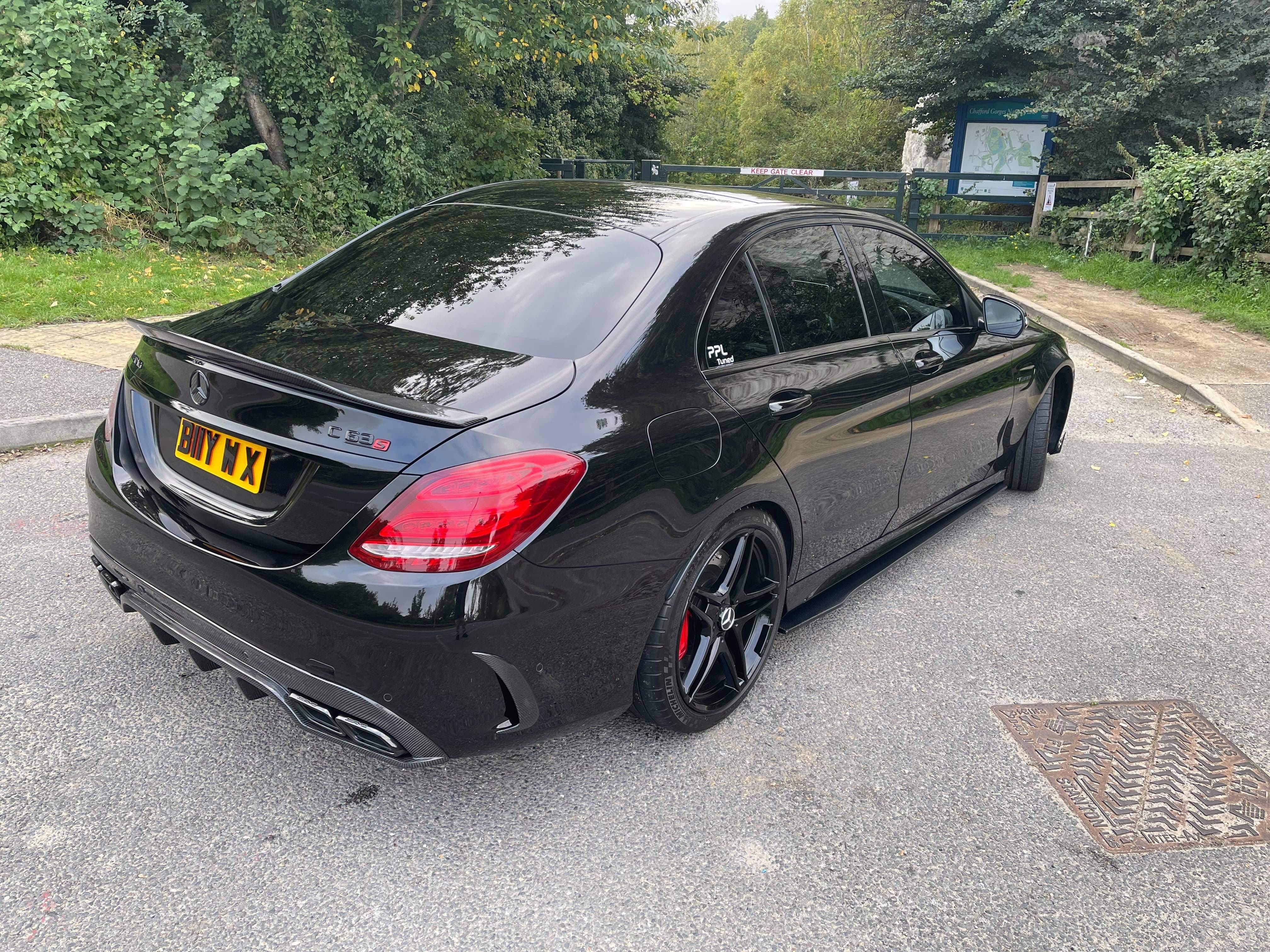 MERCEDES C63/C63S W205 SALOON CARBON SPOILER - V1
