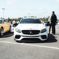 MERCEDES E63 W213 2018-2020 PRE-FACELIFT CARBON FIBRE SPLITTER - CT DESIGN