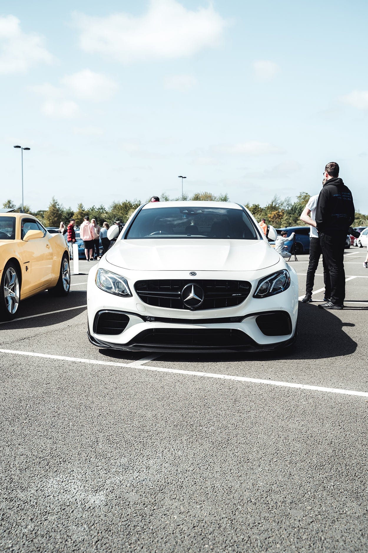 MERCEDES E63 W213 2018-2020 PRE-FACELIFT CARBON FIBRE SPLITTER - CT DESIGN
