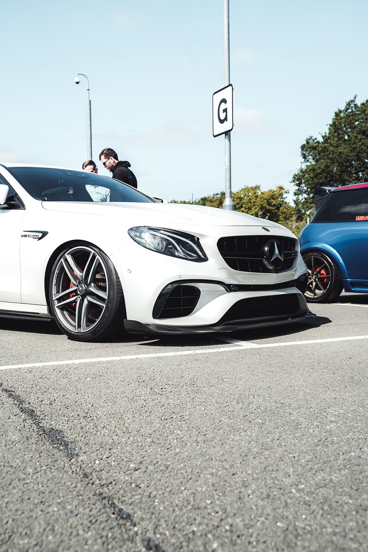 MERCEDES E63 W213 2018-2020 PRE-FACELIFT CARBON FIBRE SPLITTER - CT DESIGN