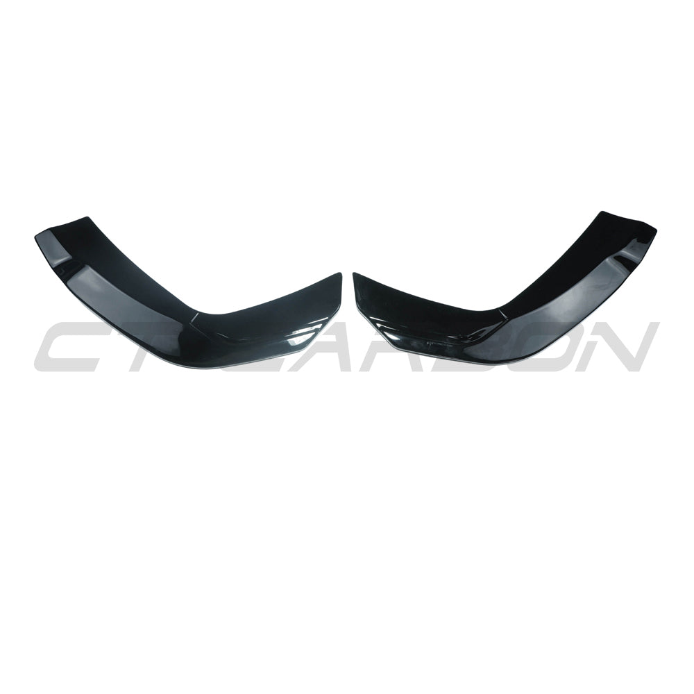 MERCEDES V177 2018+ A-CLASS GLOSS BLACK REAR BUMPER CORNERS