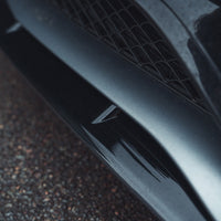 MERCEDES W205 C63 COUPE 2015-2018 GLOSS BLACK SPLITTER - V1