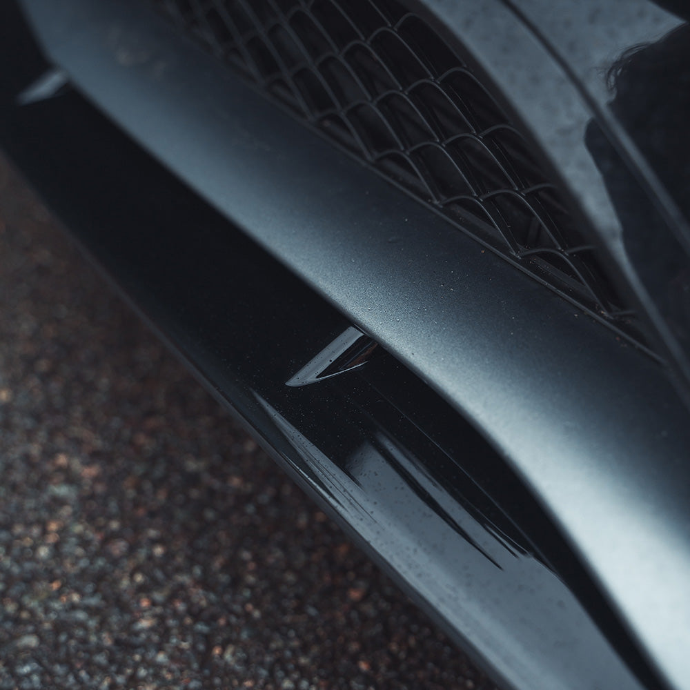 MERCEDES W205 C63 COUPE 2015-2018 GLOSS BLACK SPLITTER - V1