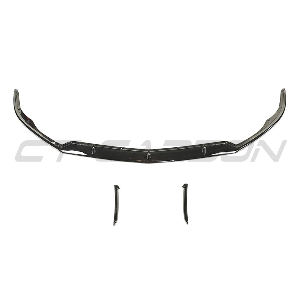 MERCEDES W205 C63 COUPE 2015-2018 GLOSS BLACK SPLITTER - V1