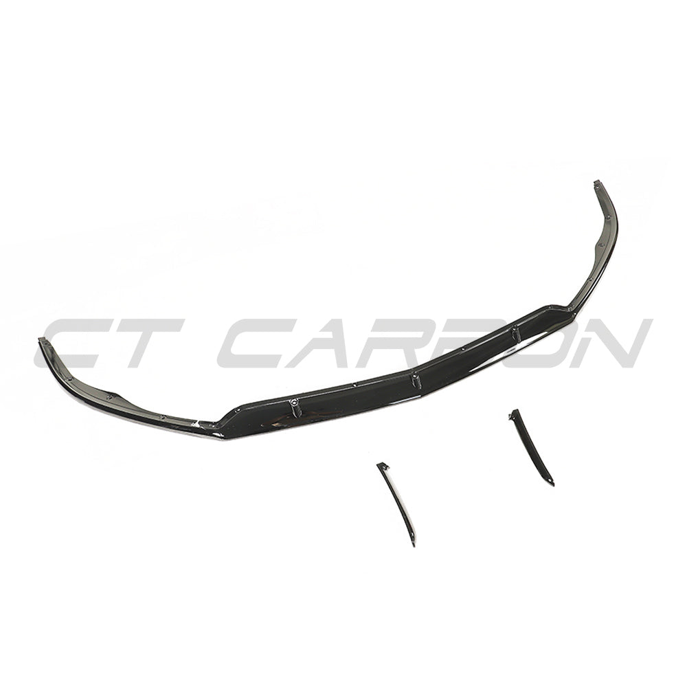 MERCEDES W205 C63 COUPE 2015-2018 GLOSS BLACK SPLITTER - V1