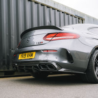 MERCEDES W205 C63 FACELIFT COUPE/CONVERTIBLE 2DR CARBON FIBRE DIFFUSER V2 - CT DESIGN