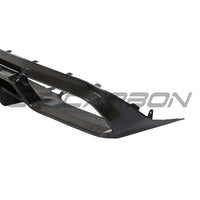 MERCEDES W205 C63 FACELIFT COUPE/CONVERTIBLE 2DR CARBON FIBRE DIFFUSER V2 - CT DESIGN