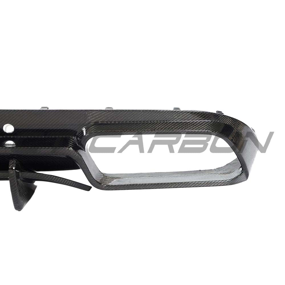 MERCEDES W205 C63 FACELIFT COUPE/CONVERTIBLE 2DR CARBON FIBRE DIFFUSER V2 - CT DESIGN