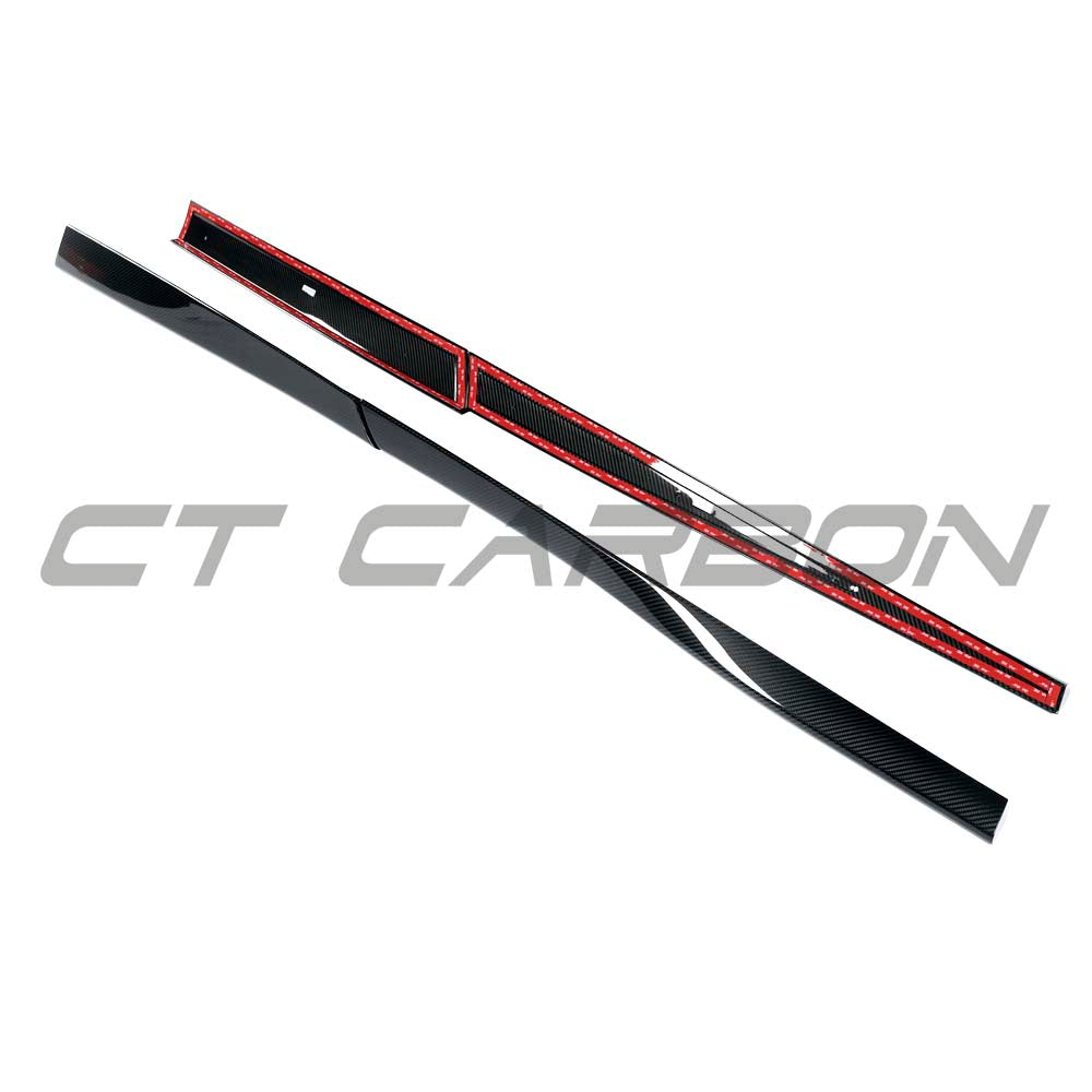MCLAREN ARTURA 2023+ CARBON FIBRE SIDE SKIRTS - CT DESIGN