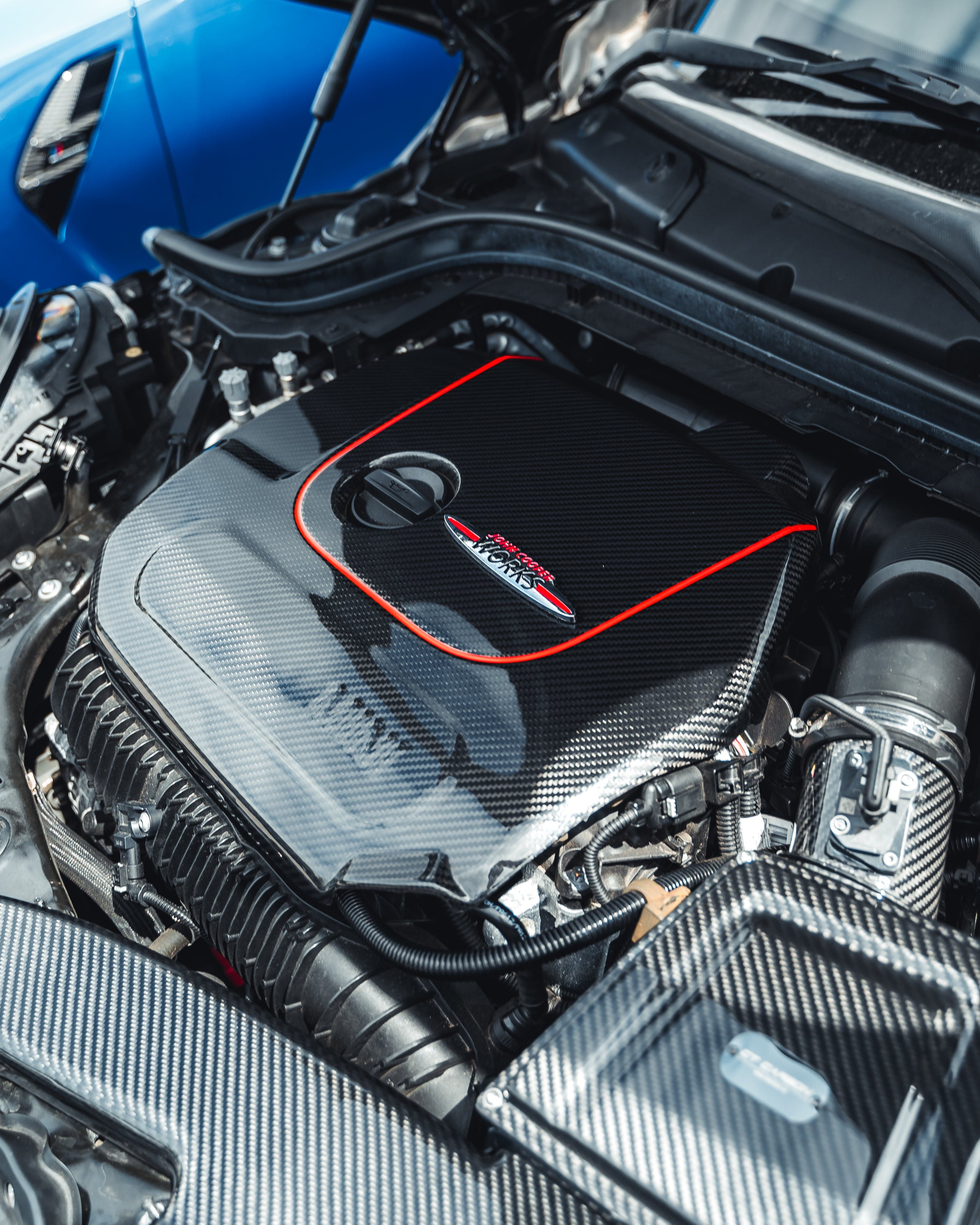 MINI COOPER S / JCW F56 CARBON FIBRE ENGINE COVER