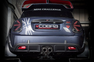 Cobra Exhausts - Mini GP3 (Mk3) JCW (F56) 3" Valved Cat Back Performance Exhaust