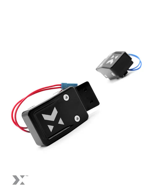 MMX Gear shift paddles | F&G Series | Black Magentic Paddle Inc Fitting Kit MMR04-0001-BLK