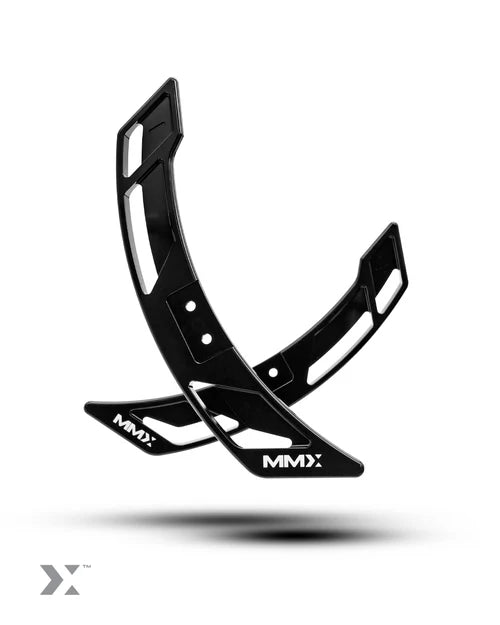 MMX Gear shift paddles | F&G Series | Black Magentic Paddle Inc Fitting Kit MMR04-0001-BLK