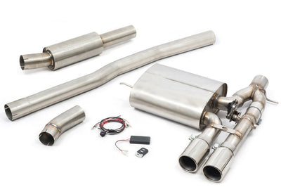 Cobra Exhausts - Mini (Mk3) Cooper S / JCW (F56) 3" Valved Cat Back Performance Exhaust