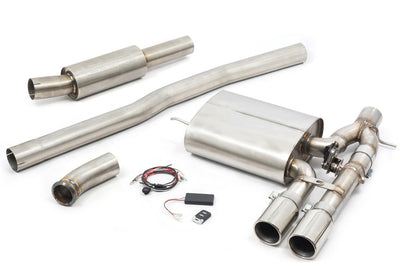 Cobra Exhausts - Mini (Mk3) Cooper S / JCW (F56 LCI) Facelift 3" Valved Cat Back Performance Exhaust