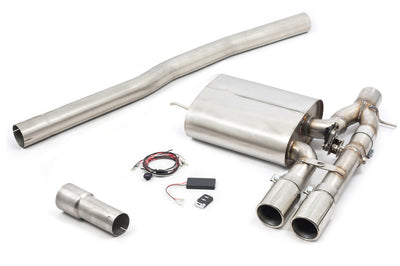 Cobra Exhausts - Mini (Mk3) JCW (F56 LCI) Facelift 3" Valved GPF Back Performance Exhaust