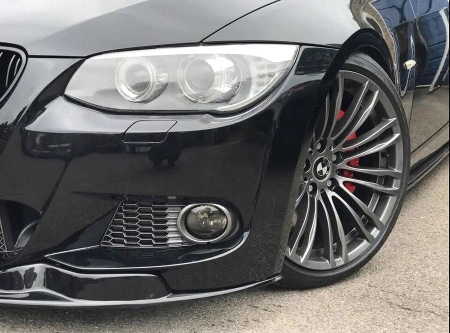 BMW M-SPORT E92,93 ARKYM FL Front Lower Bumper Splitter Body Molding Trim ABS Plastic Gloss Black