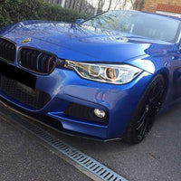 BMW F30 M - SPORT Front Splitter ABS Plastic Gloss Black