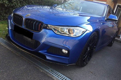 BMW F30 M - SPORT Front Splitter ABS Plastic Gloss Black