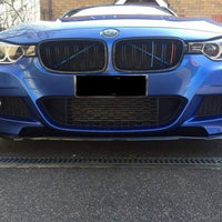 BMW F30 M - SPORT Front Splitter ABS Plastic Gloss Black