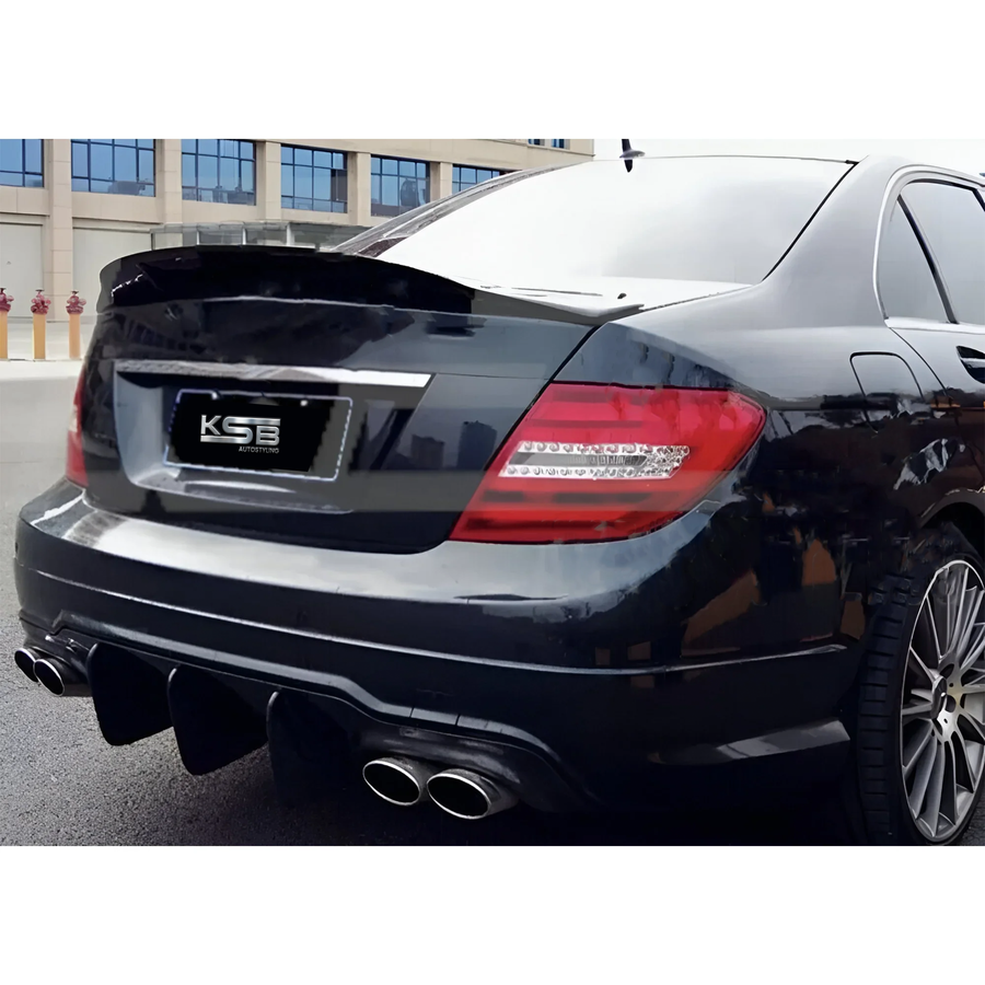 Mercedes C Class ‘C63 AMG Style’ Ducktail Spoiler 2007-2014