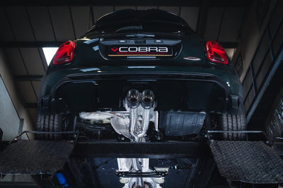 Cobra Exhausts - Mini (Mk3) Cooper S / JCW (F56) 3" Venom Cat Back Performance Exhaust