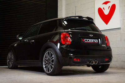 Cobra Exhausts - Mini (Mk3) Cooper S / JCW (F56 LCI) Facelift 3" Valved Cat Back Performance Exhaust
